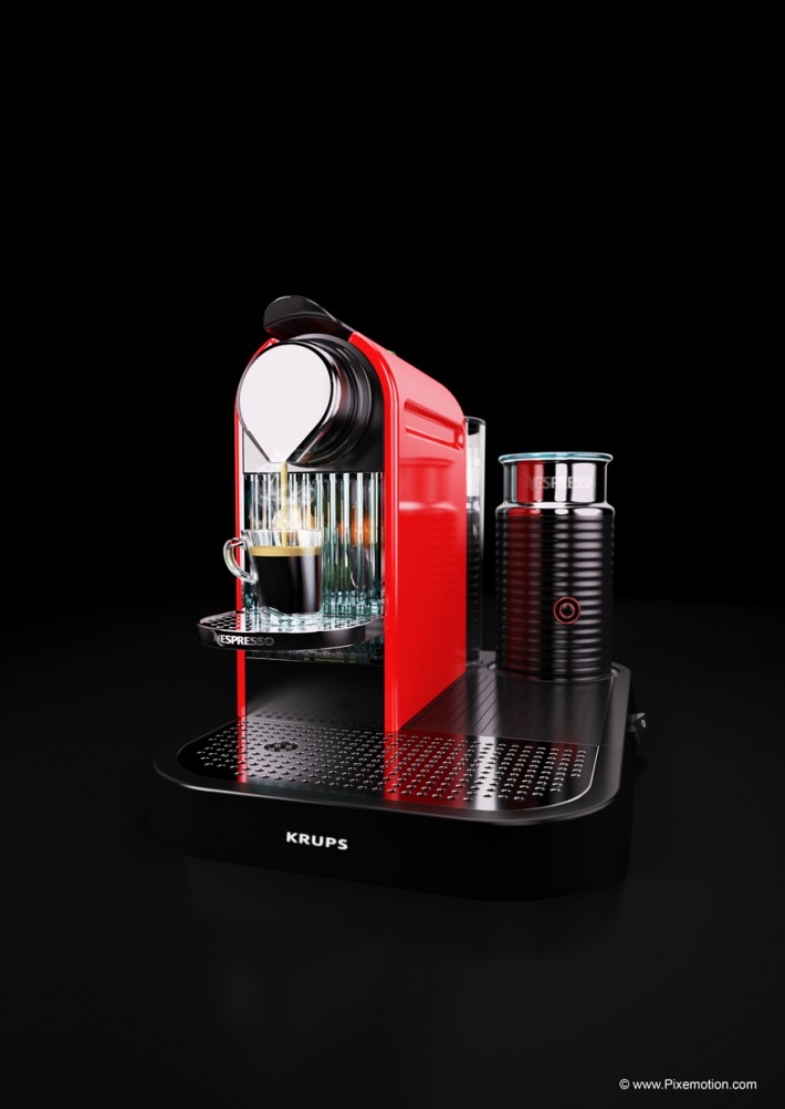 Nespresso Citiz mit Milchschäumer